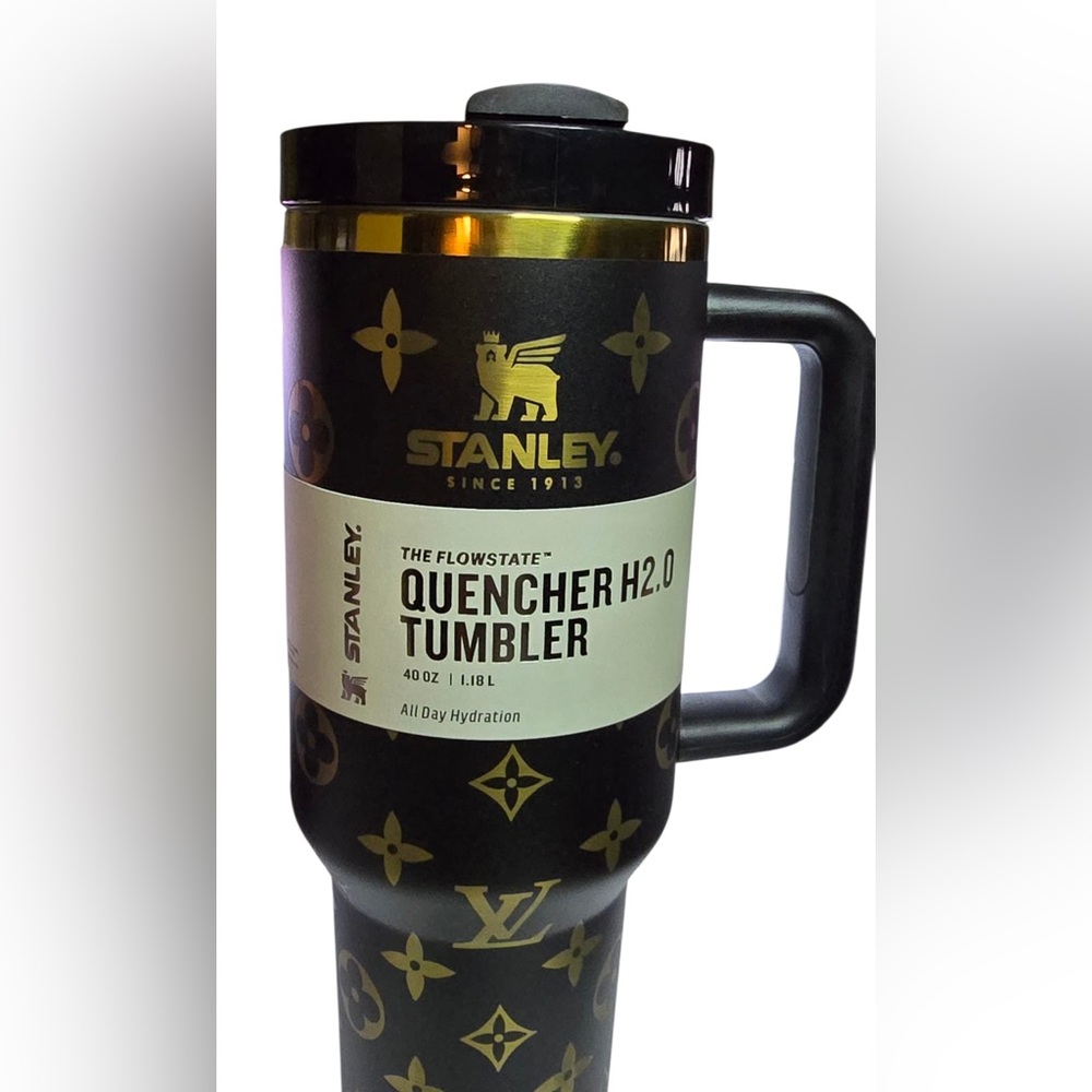 Stanley LV Black and Gold Tumbler